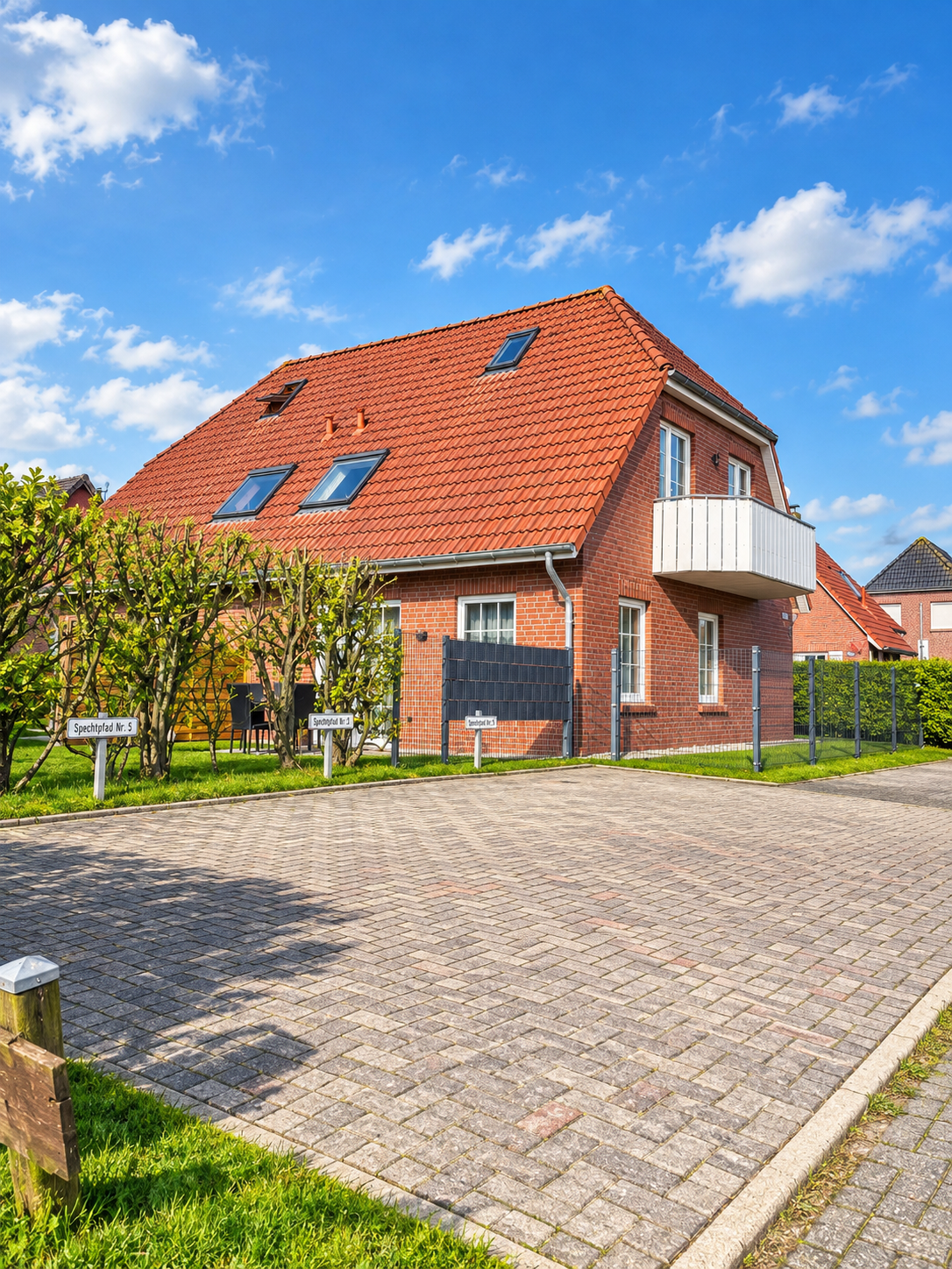 Parkplätze direkt am Haus